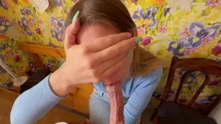 Curvy Blonde Takes Facial and Squirt After Spanking Play