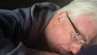 Hairy Latino Daddy Gets a Bear Blowjob