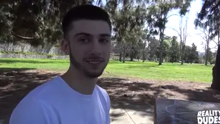 Hairy Bear and Teen Share a Slow Blowjob