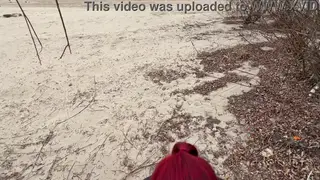 Petite Latina MILF Takes Stranger's Load Outdoors