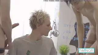 Asian Twink Fisted and Barebacked in Rough Threesome