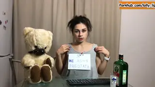 Busty Teen Rides a Toy in a Playful POV Parody