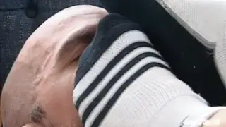 Couple Fetishizes Feet and Sneakers Before Cumshot