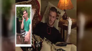 Injured European Hunk Comforts Muscular Boyfriend With Tender Sex