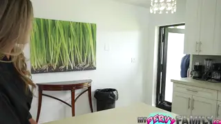 Stepmom Takes a Deep Blowjob Before a Hard Doggystyle Session