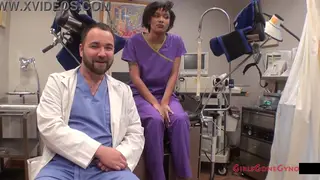Latina In Lingerie Explores Anal Toys In Medical Setting