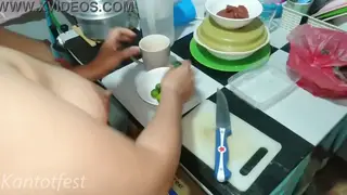 Asian Teen Couple Shares Quick Passionate Fuck on Break