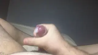 Hairy Bear Strokes Thick Cock to Explosive Solo Climax