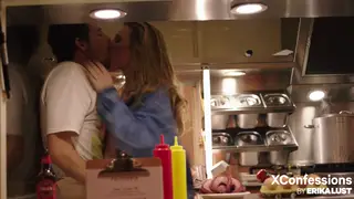 Blonde Busty Women Share a Foursome With Lesbian Play