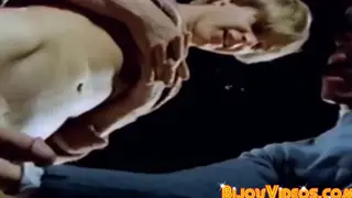 Vintage Police Officer Crashes Retro Bareback Party