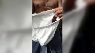 Mature Asian Bear Shows Off Hairy Body in Bathroom