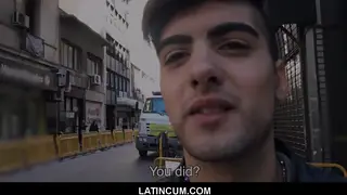 Hairy Latino Twink Services Filmmaker in POV
