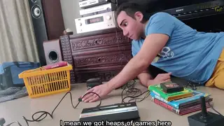 Hairy Bear Loses Strip Game to Stepson Then Kneels