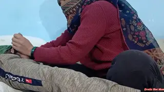 Indian Bhabhi Gives Sensual Handjob to Devar
