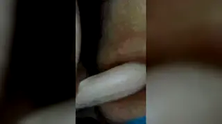 Blonde BBW Plays with Toys in Lingerie