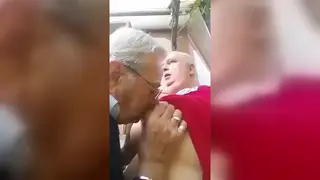 Hairy Bear and Chubby Grandpa Share Intimate Nursing