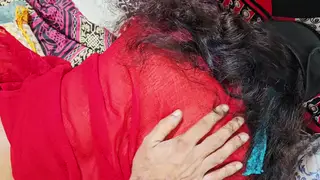 Redheaded Indian Stepsister in Skirt Takes It Doggystyle from Boyfriend