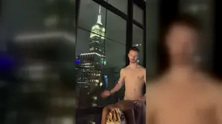 Ebony Fitness Babe Takes Anal on a City Rooftop