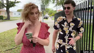 Voluptuous BBW MILF Takes Deep Creampie From Hung Stud
