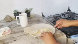 Voluptuous Latina Twerks While Cooking in Kitchen