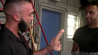 Hairy Bear Takes Thick Cock Deep Before Facial