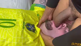 Latino Stepdad Spanks Tattooed Bear Before Doggystyle
