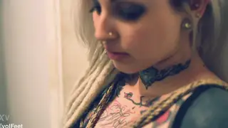 Bound Lesbians Indulge in Foot Worship and Oral