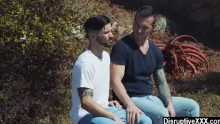 Muscular Hunk Takes Stepbrother Raw After Rim Job