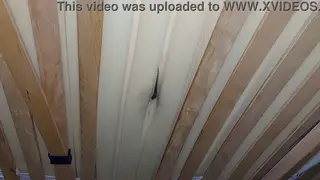 Solo Guy Humps Mattress Until Explosive Cumshot in the Bedroom