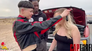 Petite Blonde Takes a Massive Black Cock in Interracial Action