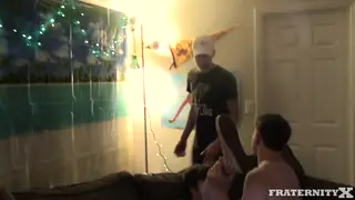 Newcomer Learns the Ropes During a Rowdy Group Hookup