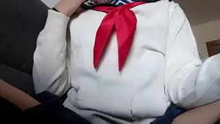 Japanese Cosplayer Pleasures Herself With Dragon Dildo