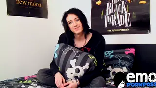 Twink Edges Uncut Cock With Toy Before Cumshot