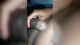 Guy Works His Thick Shaft to Completion by Hand