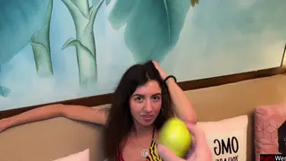Petite Brunette Drains Stranger Poolside Then Finishes in Hotel Bed