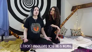 Petite Submissive Enters Femdom Casting With Therapist