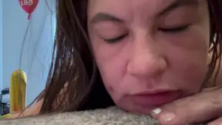 Curvy Latina MILF Squirts Hard After Anal on Stairs