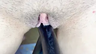 Mature European MILF Toys Herself to Orgasm in the Kitchen