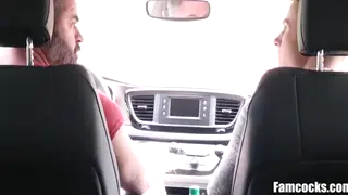 Stepdad Rims and Rides His Stepson in the Car