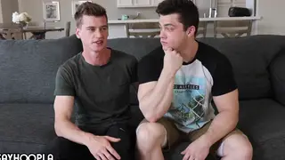 Muscular Jock Takes Bareback Doggystyle Ride