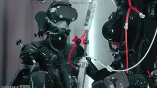 Muscular Bound Hunk Milked by Machines