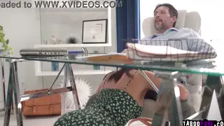 Asian Brunette Accepts Anal Deal in Office Setting
