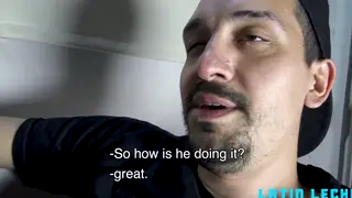 Mature Latino Daddy Barebacks Man at Club