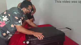 Latina MILF Takes Interracial Anal in Bedroom POV