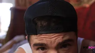 Trans Boyfriend Delivers POV Oral and Cumshot