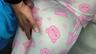 Stepdaughter in Tight Pajamas Begs for Clothed Friction