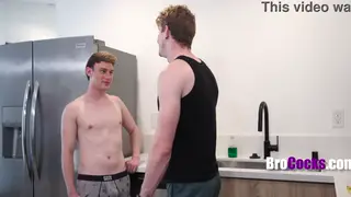 Stepbrother Learns Protein Lesson With Hands-On Practice