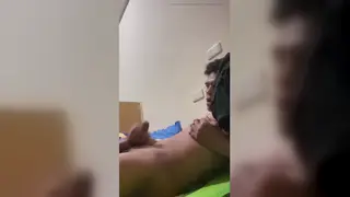 Asian Stud Jerks Off Outdoors Until He Cums