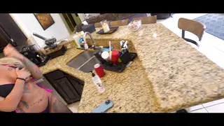 Voluptuous Blonde Stepmom Seduces Stepson in POV Lesson