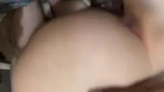 Stepdad Stretches Petite Stepdaughter in BBC Creampie POV
